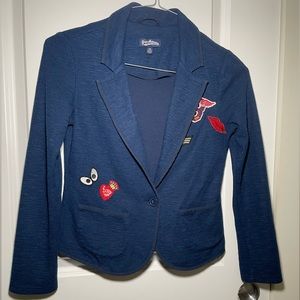 Vintage Knit Blazer Jacket